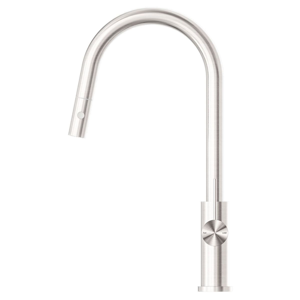 Mecca Pull Out Sink Mixer With Vegie Spray Function - Brushed Nickel