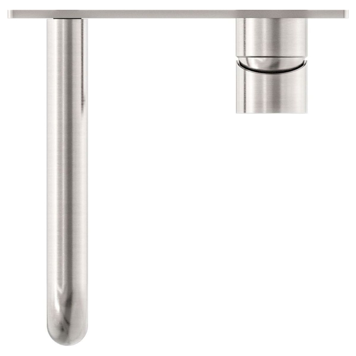 Mecca Wall Basin/Bath Mixer 120mm in Brushed Nickel