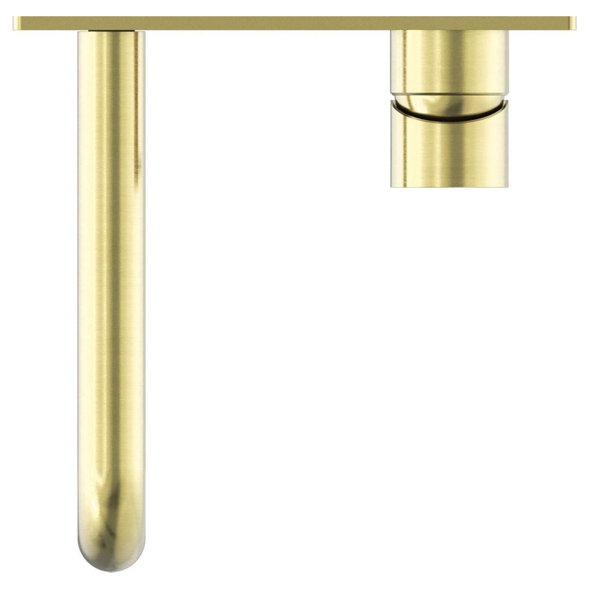 Mecca Wall Basin/Bath Mixer 160mm in Brushed Gold