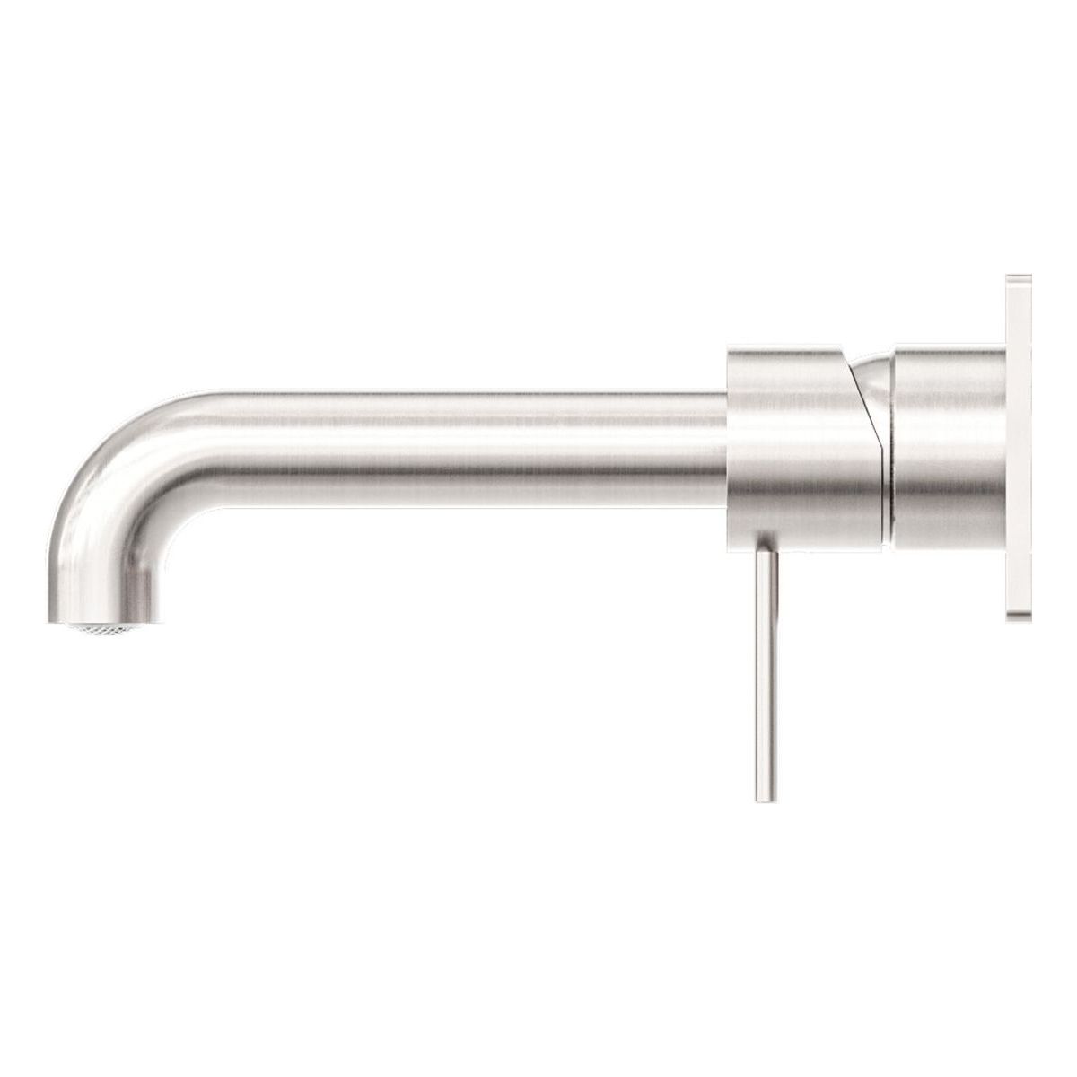 Mecca Wall Basin/Bath Mixer 160mm in Brushed Nickel