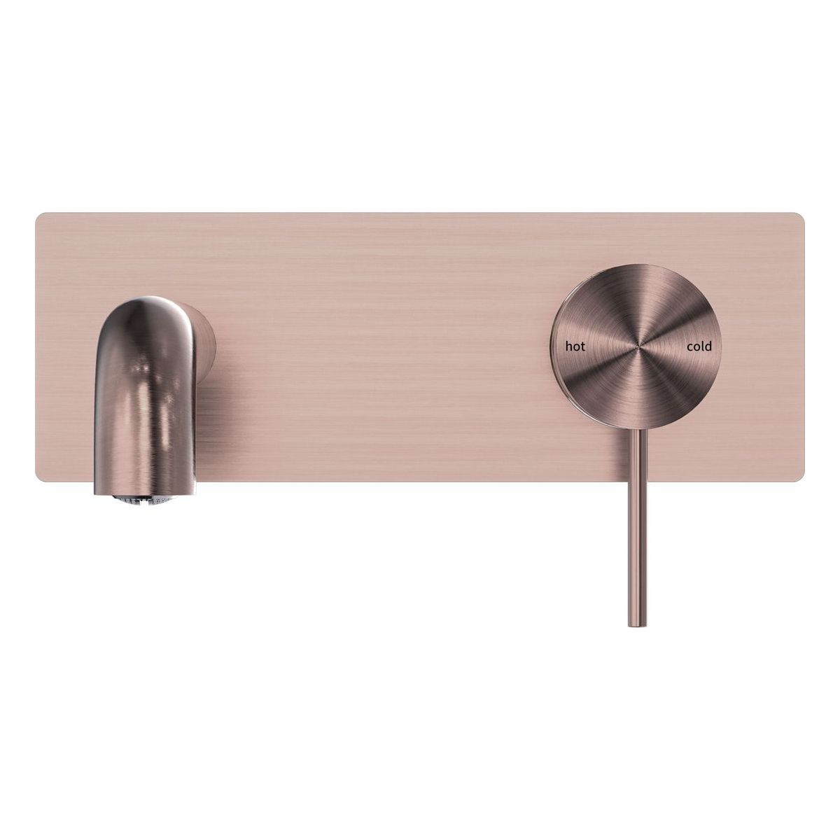 Mecca Wall Basin/Bath Mixer 160mm in Brushed Bronze