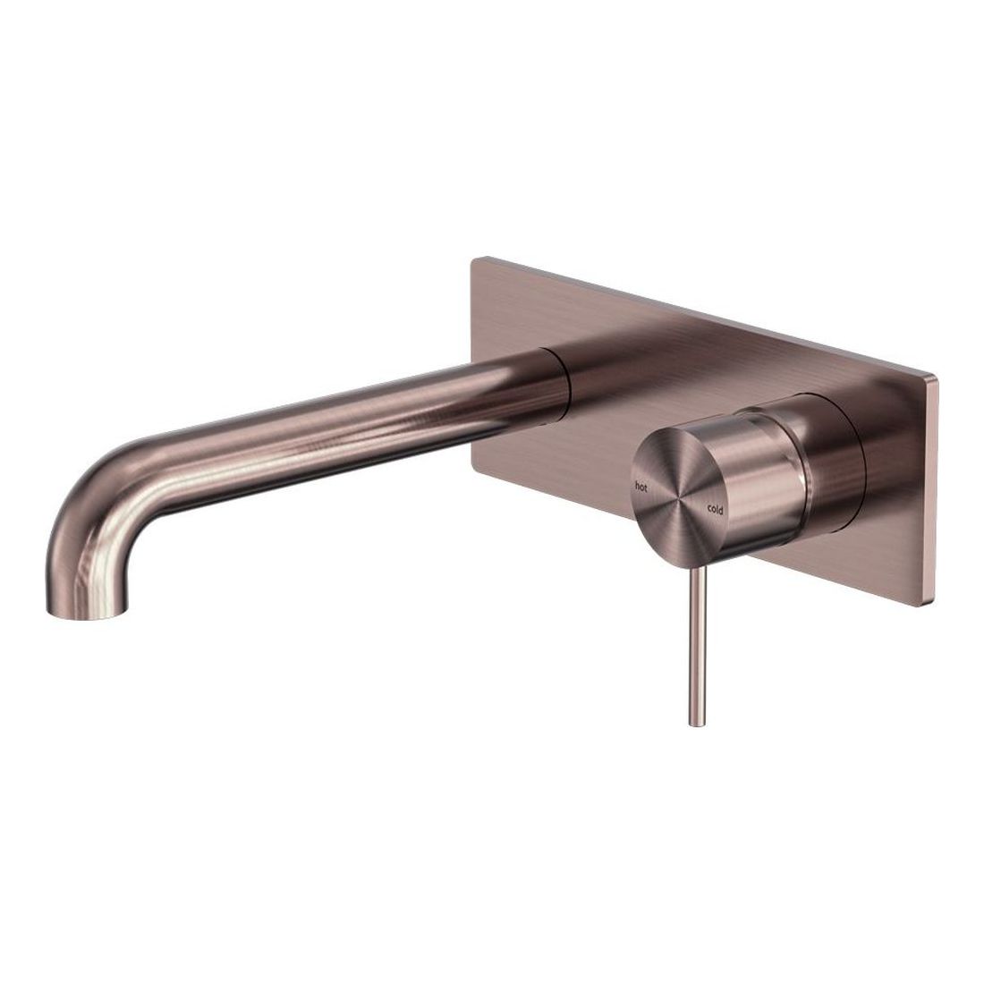 Mecca Wall Basin/Bath Mixer 260mm in Brushed Bronze