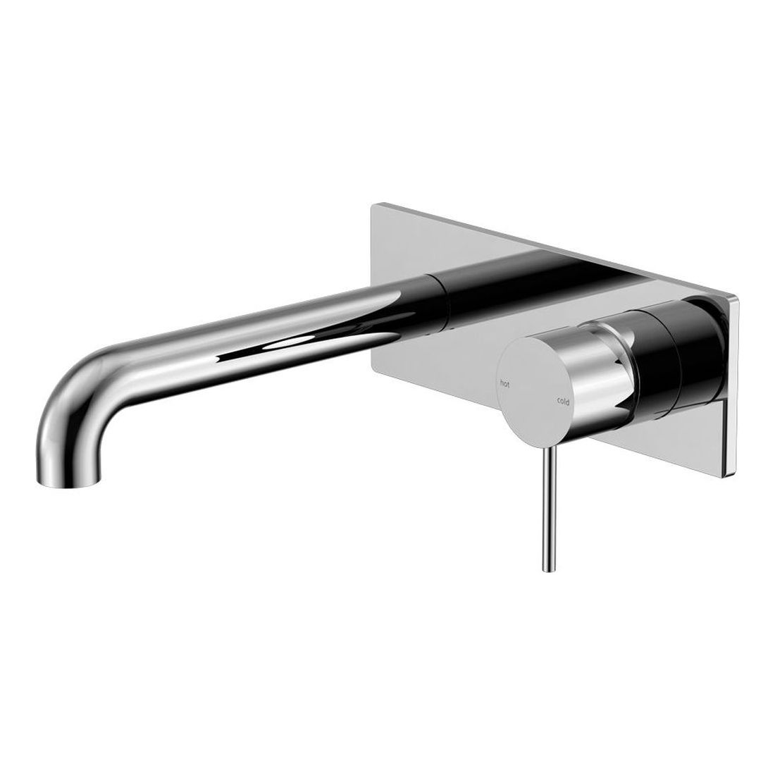 Mecca Wall Basin/Bath Mixer 260mm in Chrome