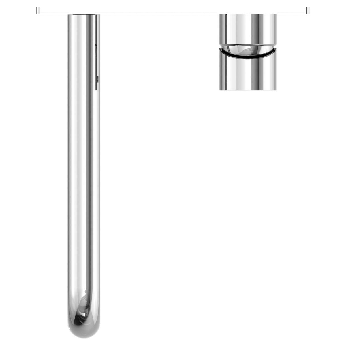 Mecca Wall Basin/Bath Mixer 260mm in Chrome