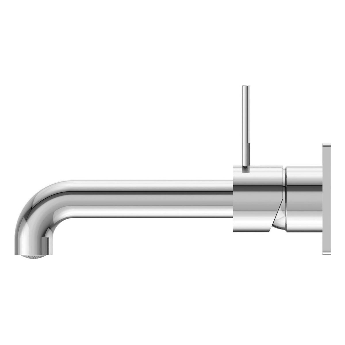 Mecca Wall Basin/Bath Mixer Handle Up 120mm in Chrome
