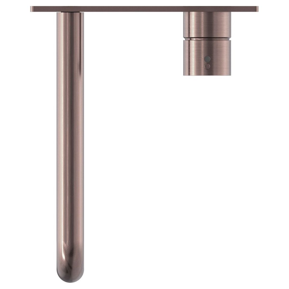 Mecca Wall Basin/Bath Mixer Handle Up 160mm in Brushed Bronze