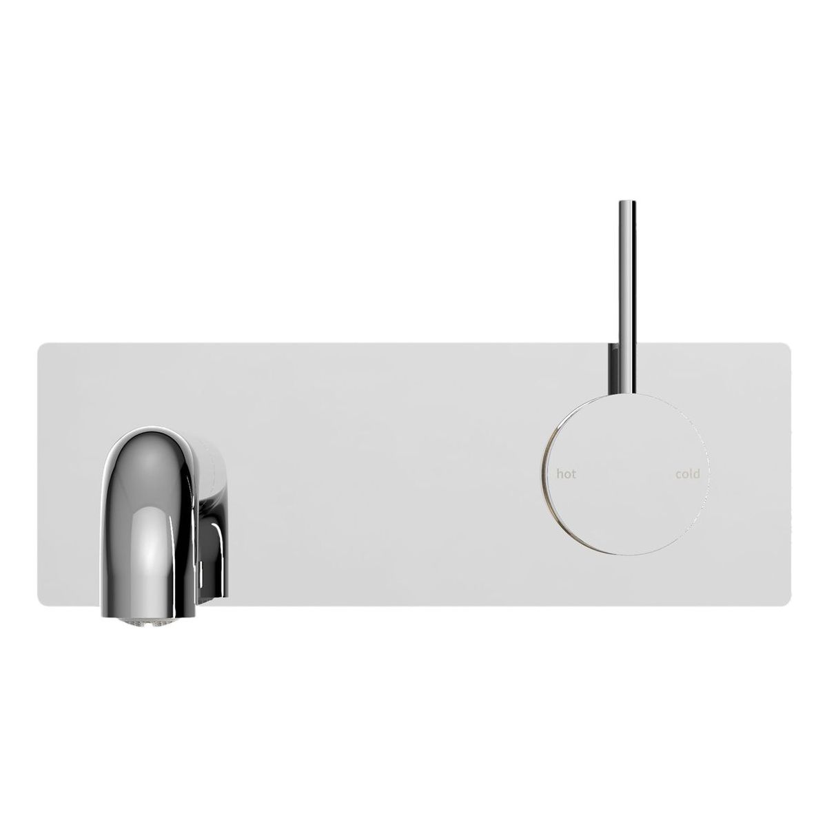 Mecca Wall Basin/Bath Mixer Handle Up 160mm in Chrome