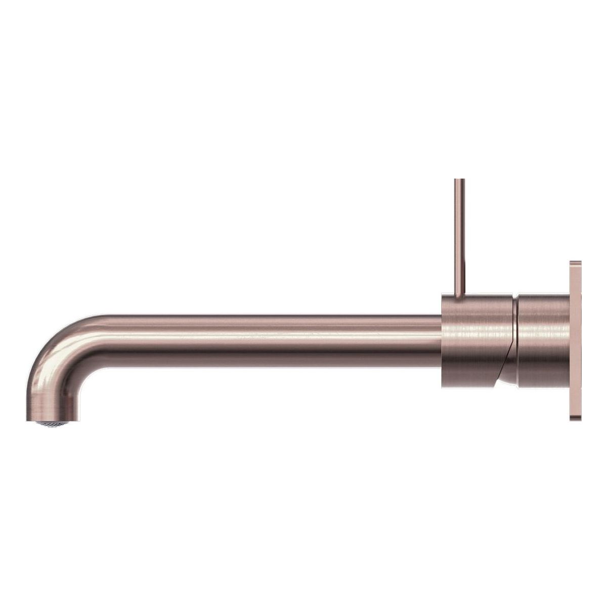 Mecca Wall Basin/Bath Mixer Handle Up 260mm in Brushed Bronze