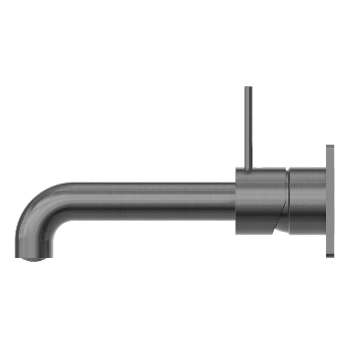 Mecca Wall Basin/Bath Mixer Handle Up 260mm in Gun Metal