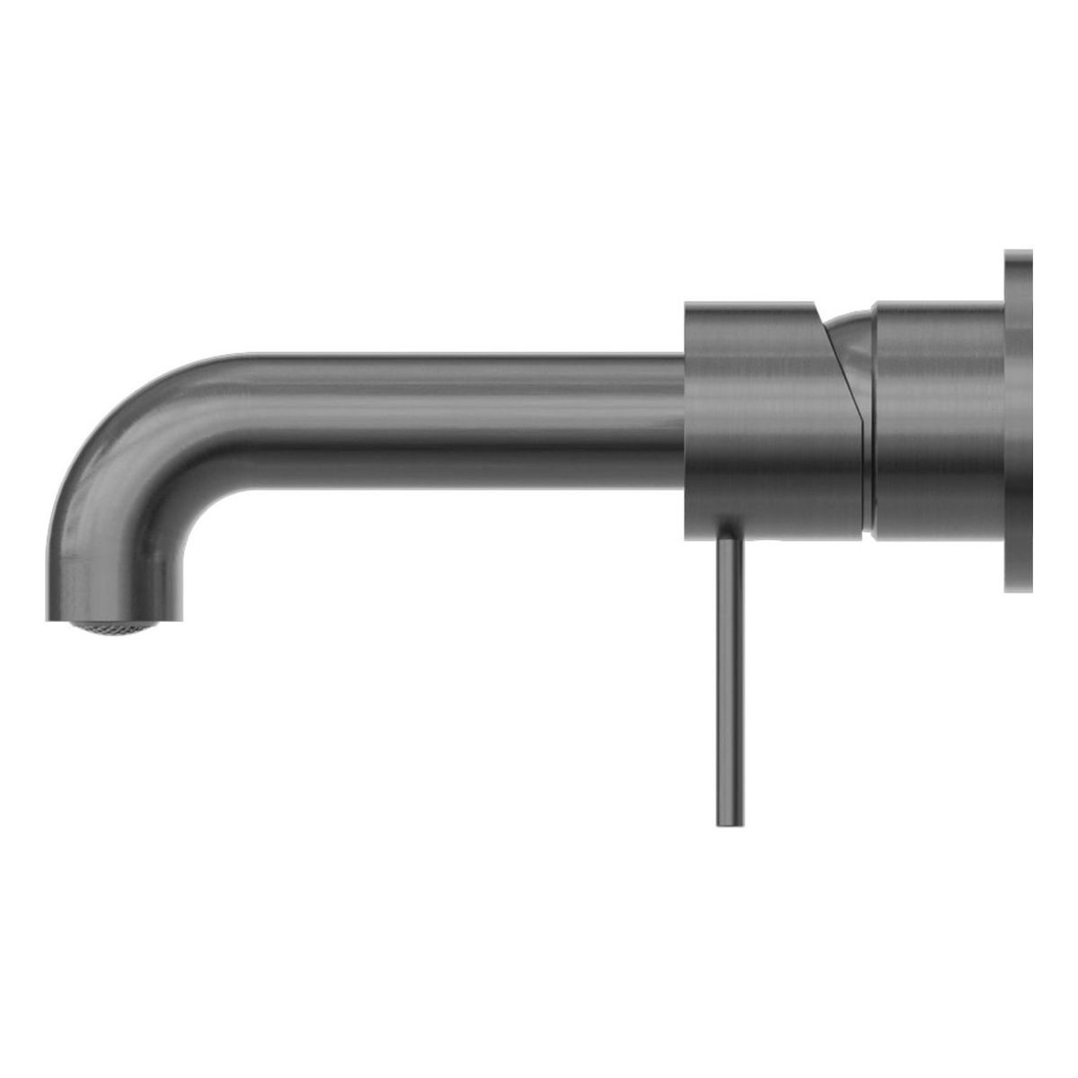 Mecca Wall Basin/Bath Mixer Separate Back Plate 185mm in Gun Metal