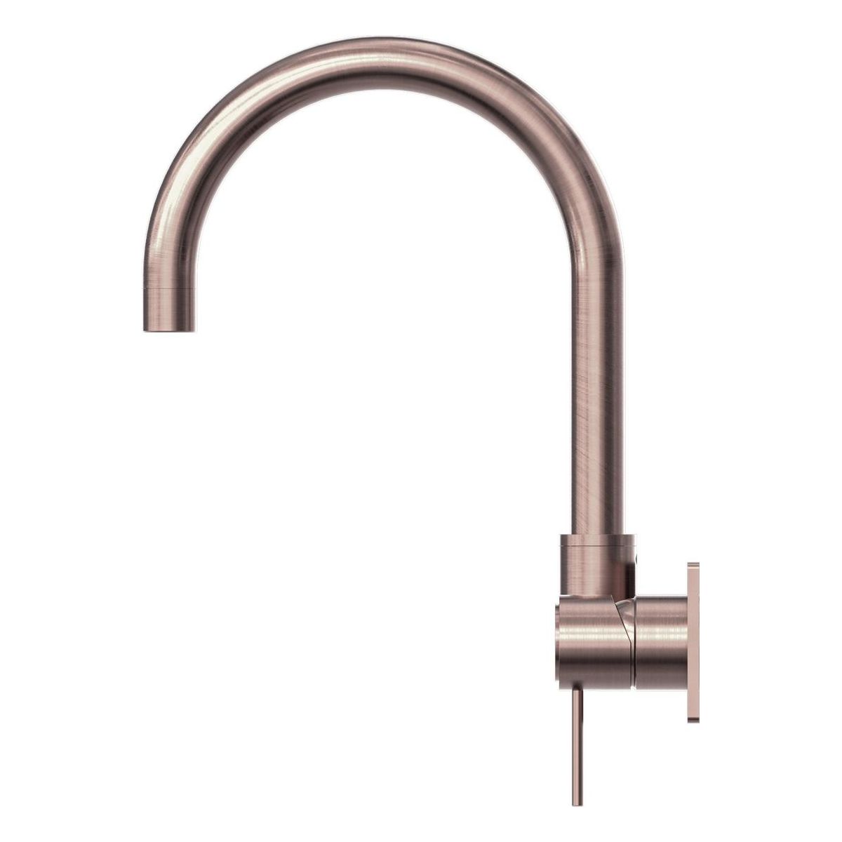 Mecca Wall Basin/Bath Mixer Swivel Spout in Brushed Bronze