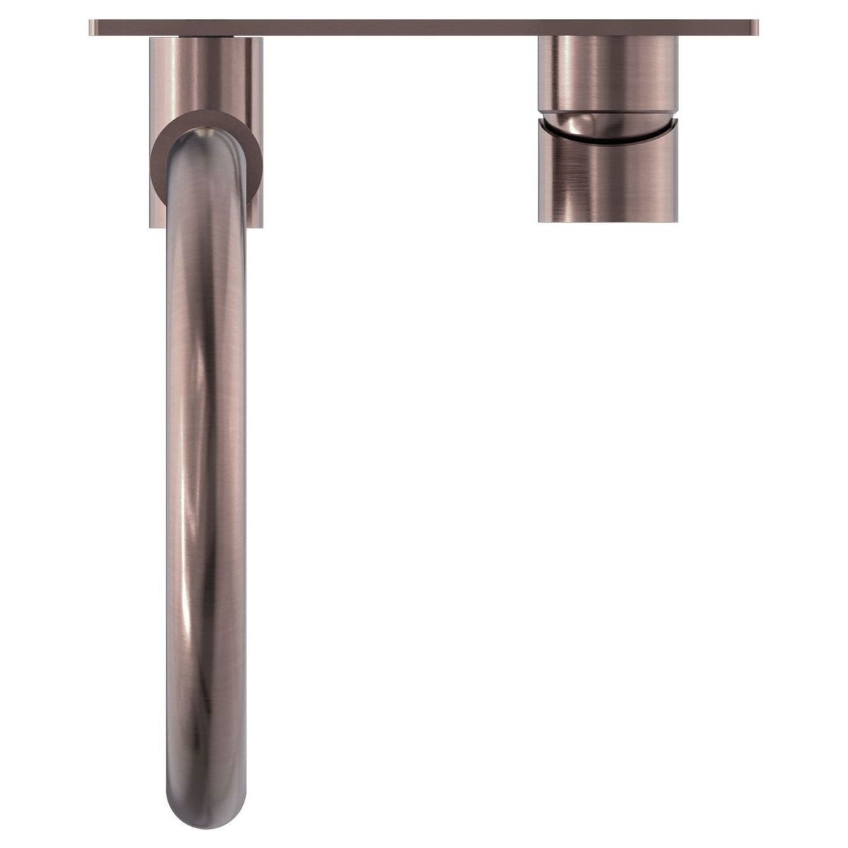 Mecca Wall Basin/Bath Mixer Swivel Spout in Brushed Bronze