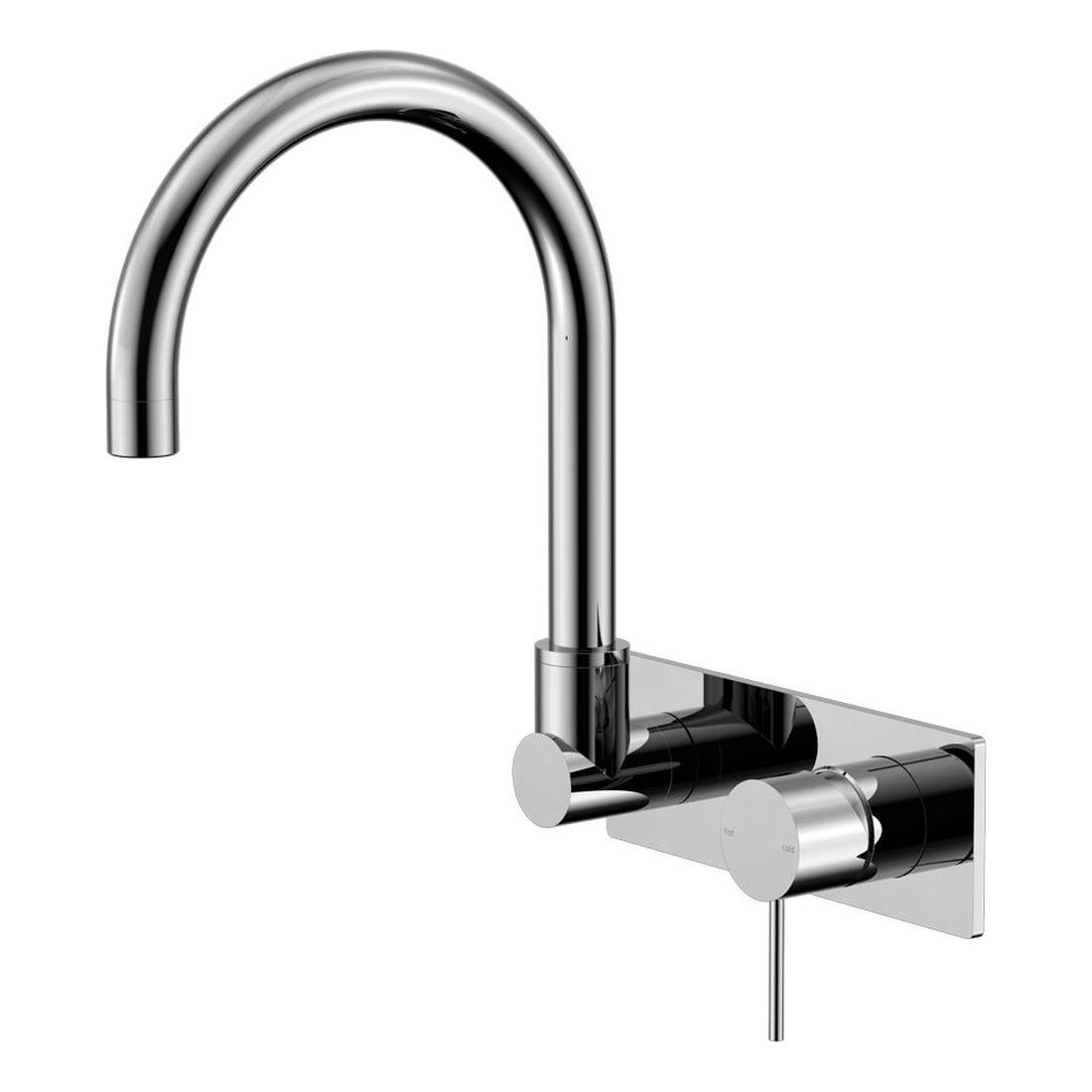 Mecca Wall Basin/Bath Mixer Swivel Spout in Chrome