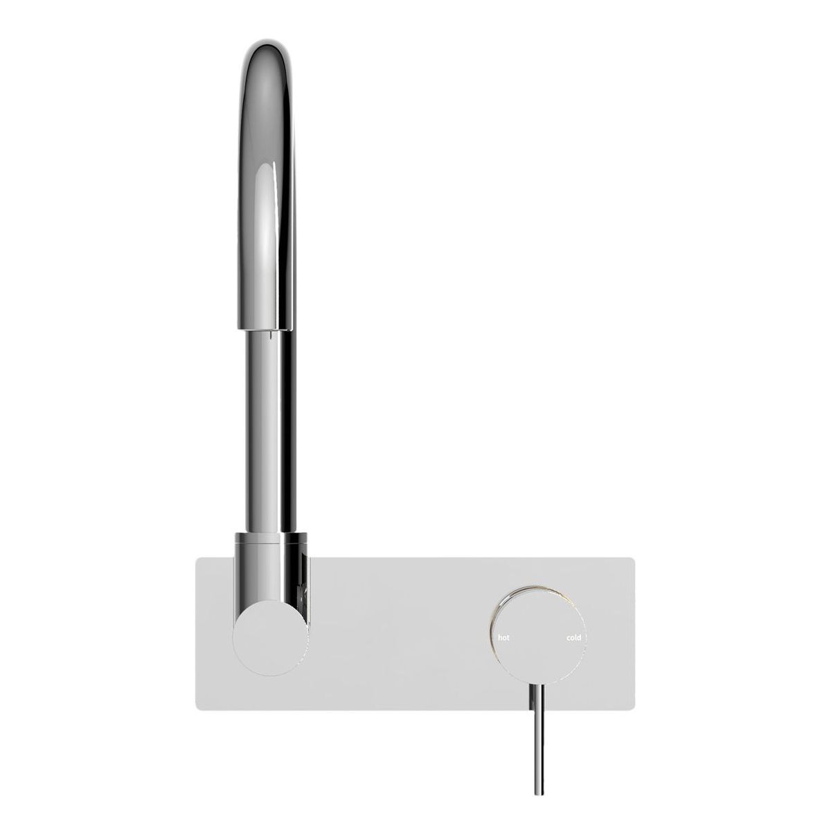 Mecca Wall Basin/Bath Mixer Swivel Spout in Chrome