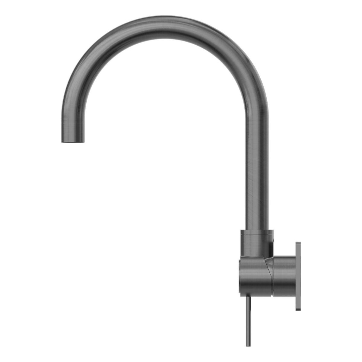 Mecca Wall Basin/Bath Mixer Swivel Spout in Gun Metal