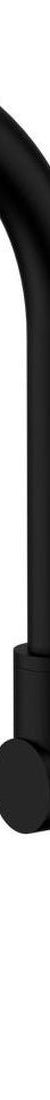 Mecca Wall Basin/Bath Mixer Swivel Spout in Matte Black