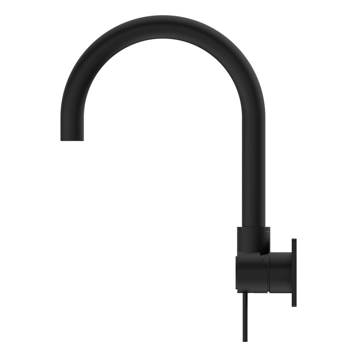 Mecca Wall Basin/Bath Mixer Swivel Spout in Matte Black