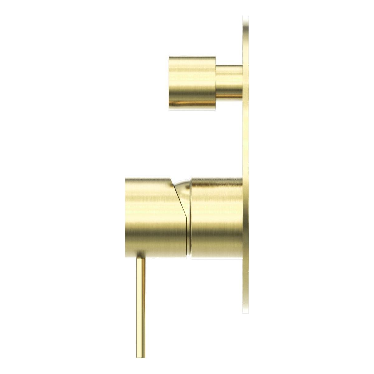 Mecca Shower Mixer With Divertor in Brushed Gold