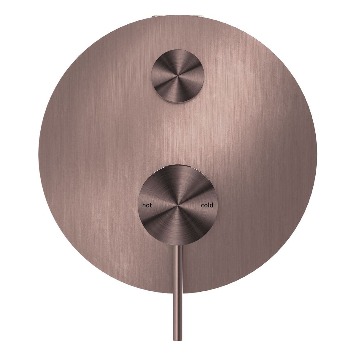 Mecca Shower Mixer With Divertor in Brushed Bronze