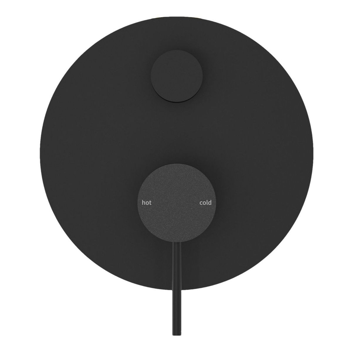 Mecca Shower Mixer With Divertor in Matte Black