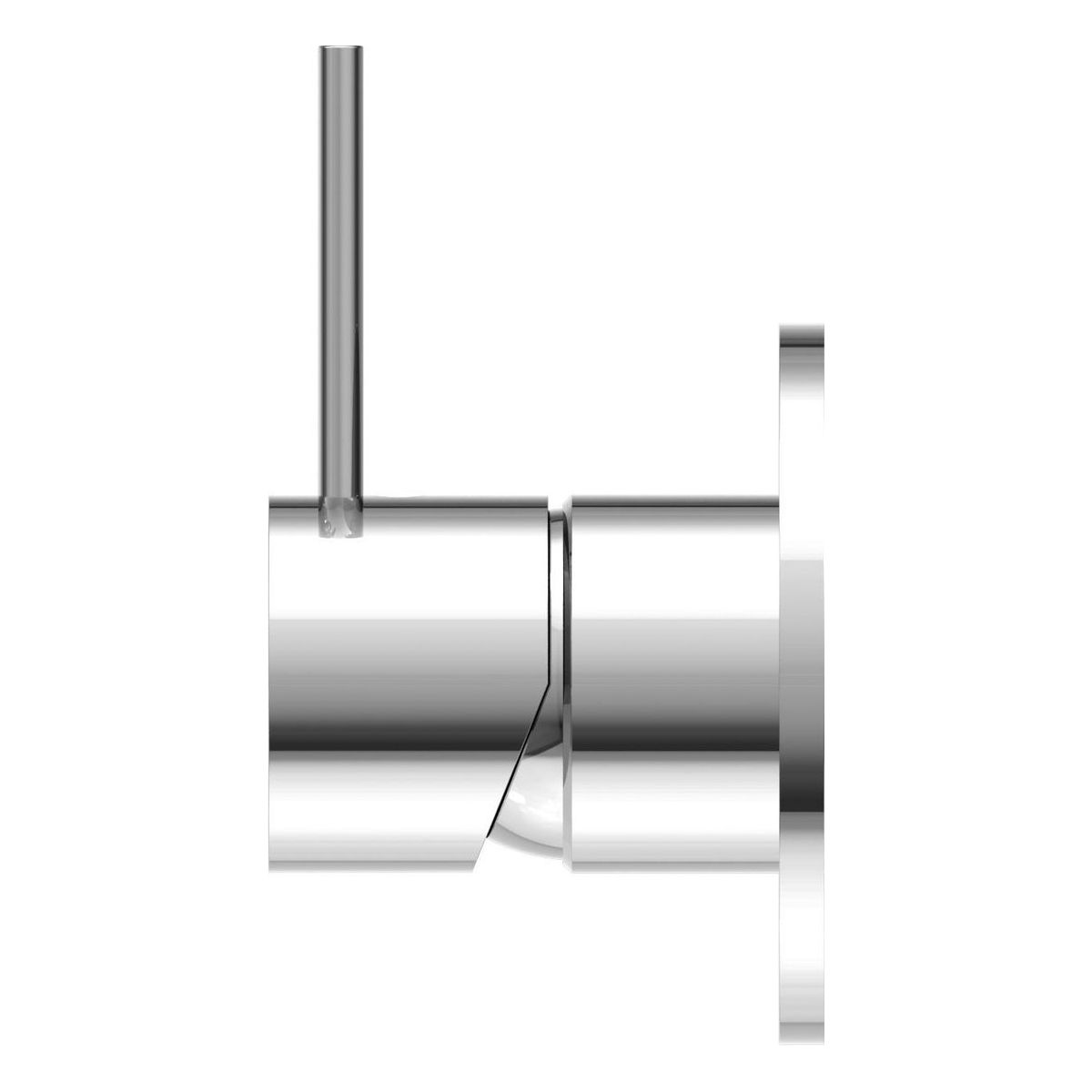 Mecca Shower Mixer Handle Up 80mm Plate in Chrome