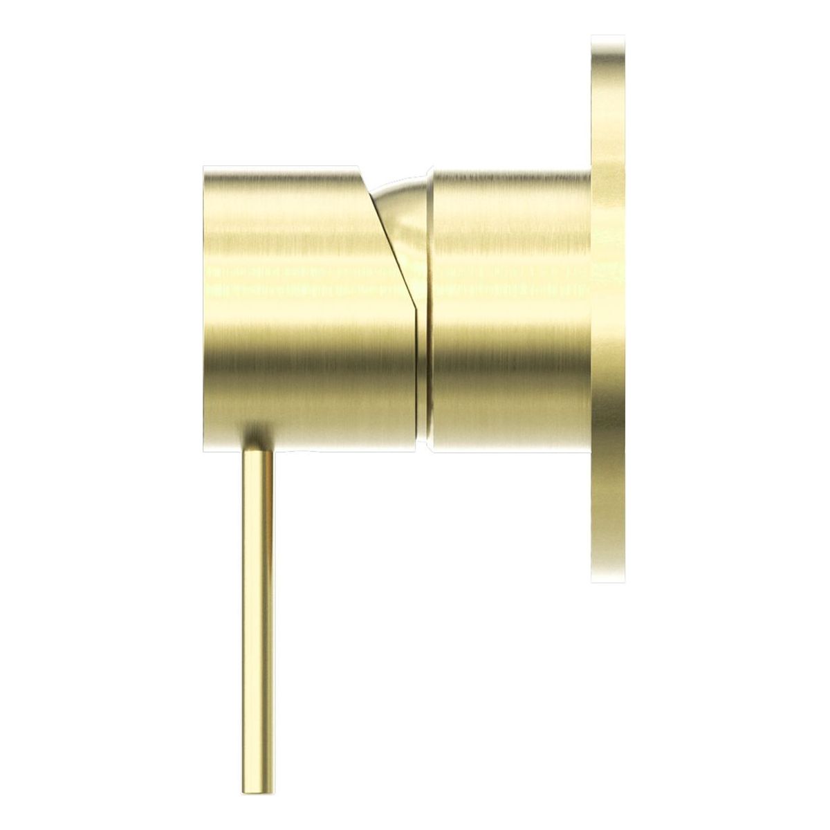 Mecca Shower Mixer 80mm Plate in Brushed Gold