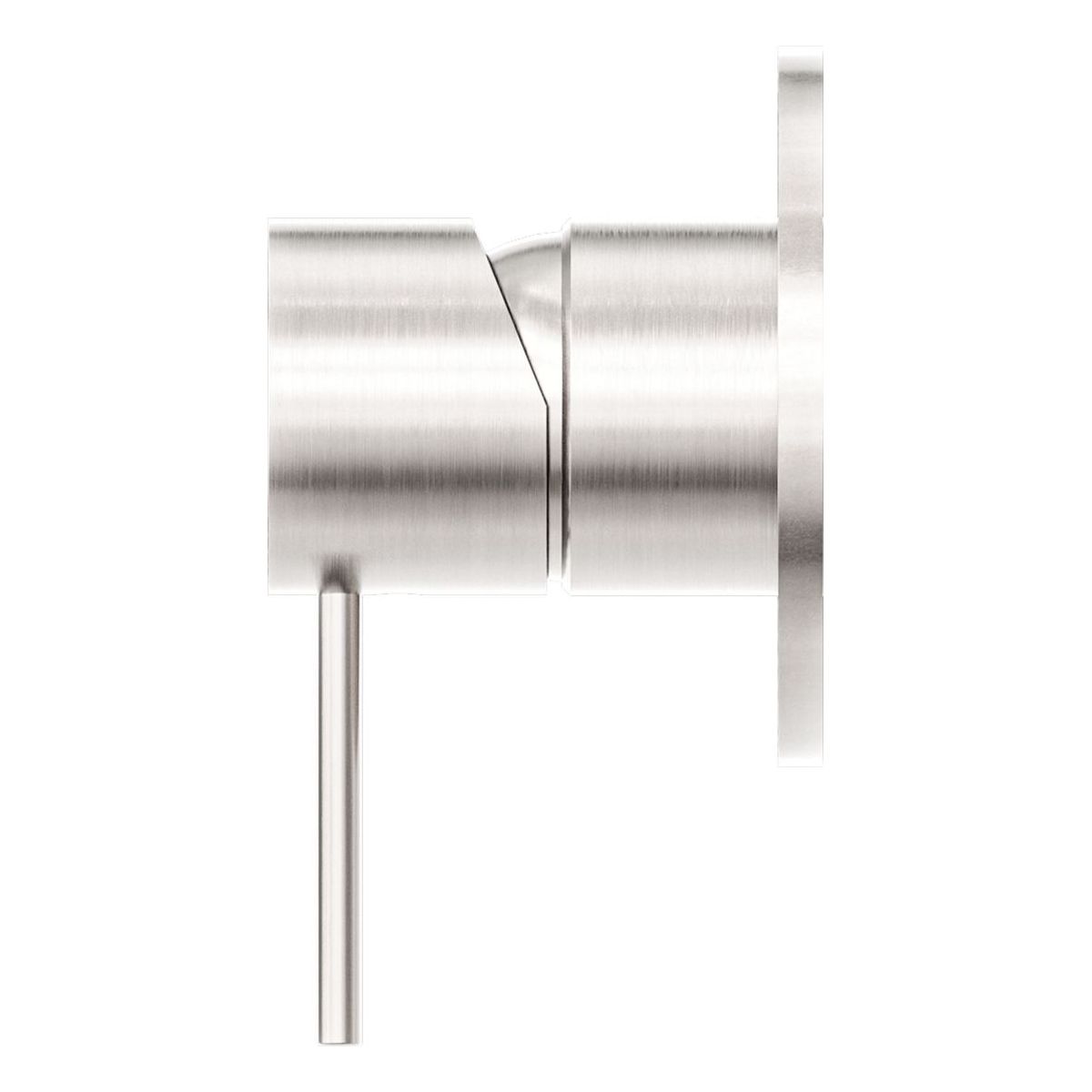 Mecca Shower Mixer 80mm Plate in Brushed Nickel