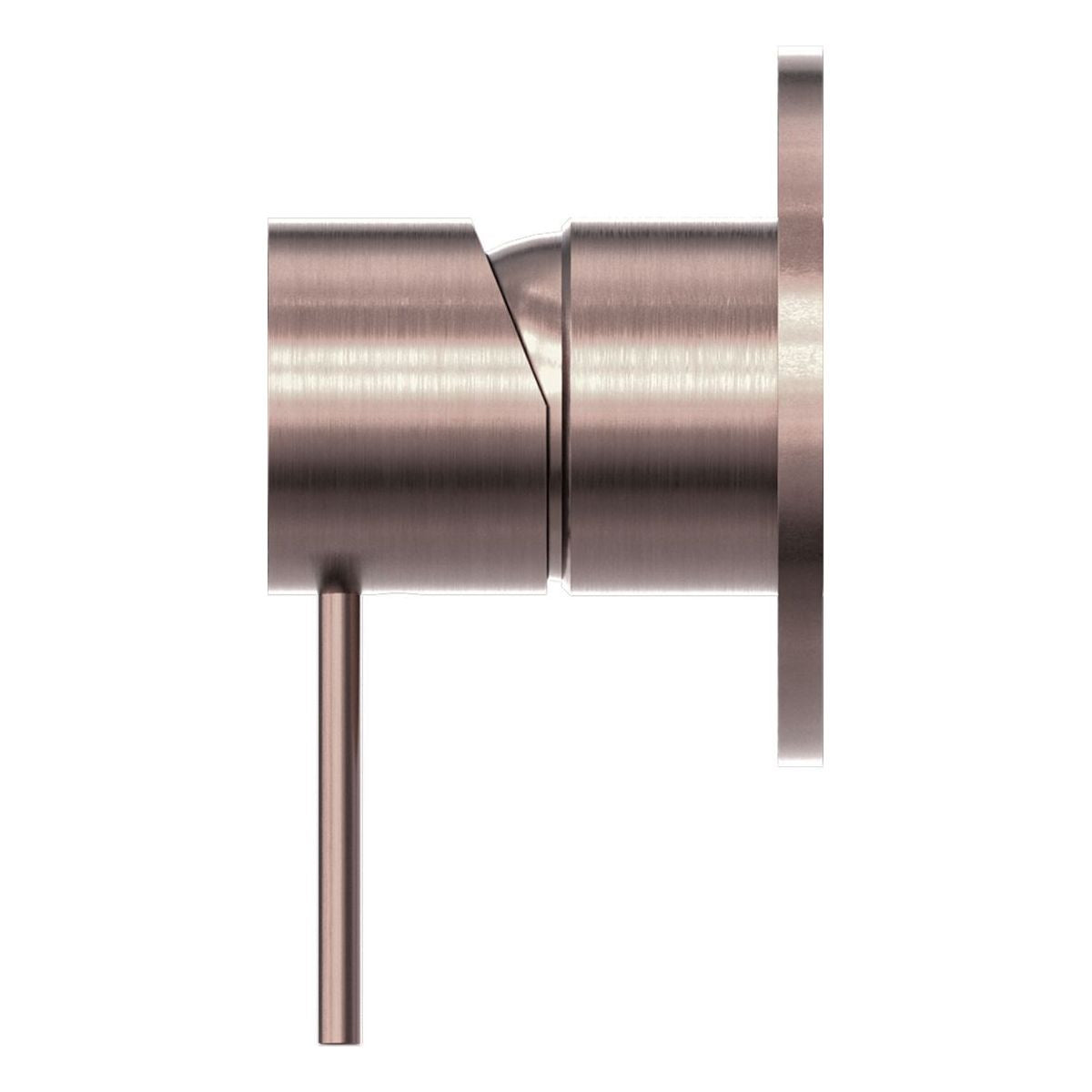 Mecca Shower Mixer 80mm Plate in Brushed Bronze