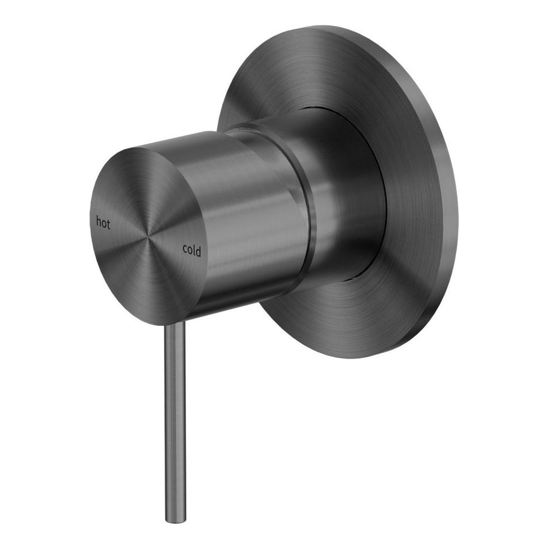 Mecca Shower Mixer 80mm Plate in Gun Metal