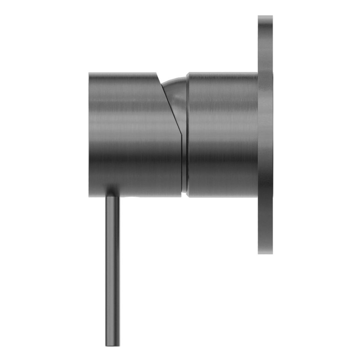 Mecca Shower Mixer 80mm Plate in Gun Metal