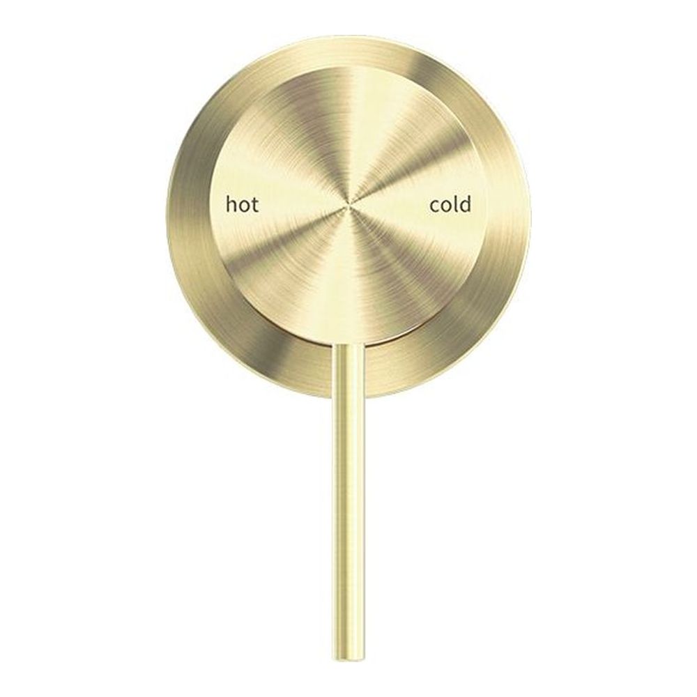 Mecca Shower Mixer 60mm Plate in Brushed Gold