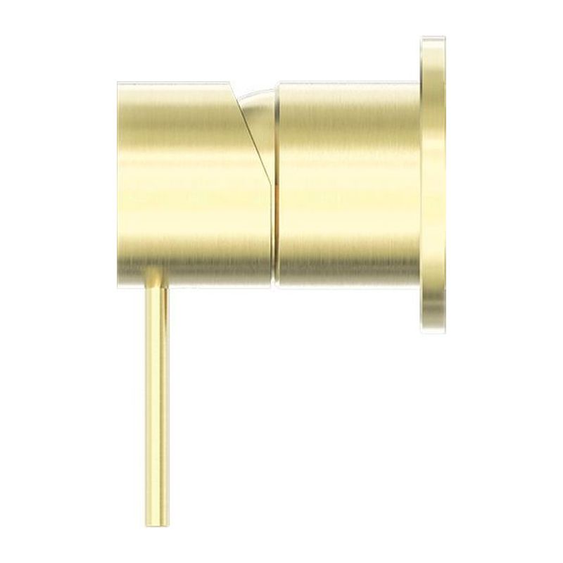 Mecca Shower Mixer 60mm Plate in Brushed Gold