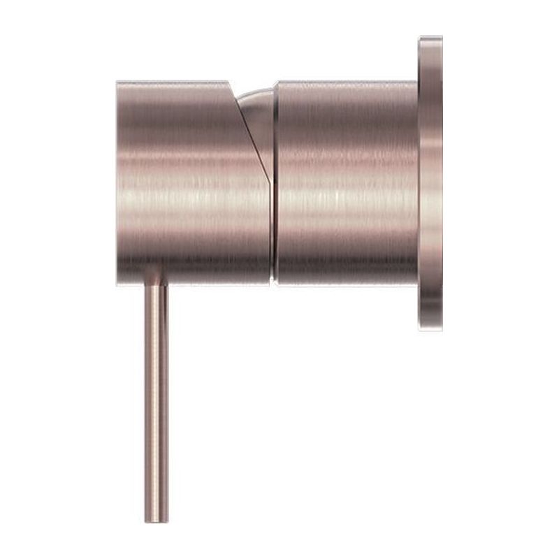 Mecca Shower Mixer 60mm Plate in Brushed Bronze