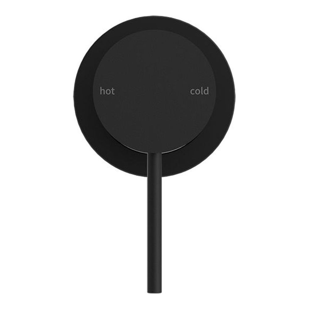 Mecca Shower Mixer 60mm Plate in Matte Black