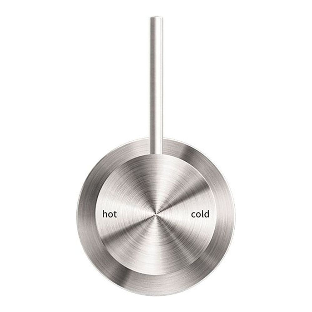 Mecca Shower Mixer 60mm Handle Up Plate in Brushed Nickel