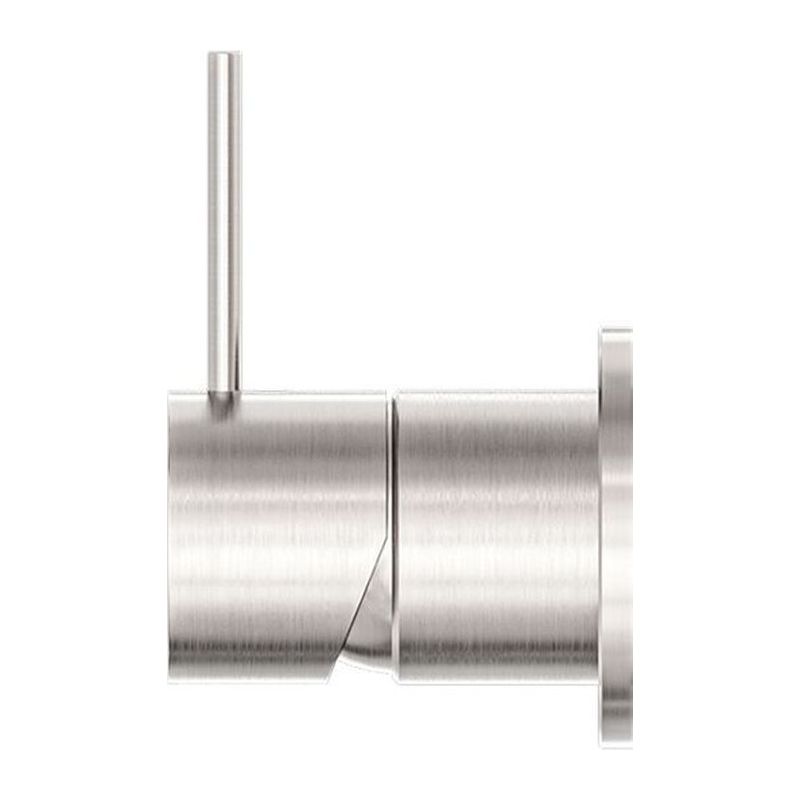 Mecca Shower Mixer 60mm Handle Up Plate in Brushed Nickel