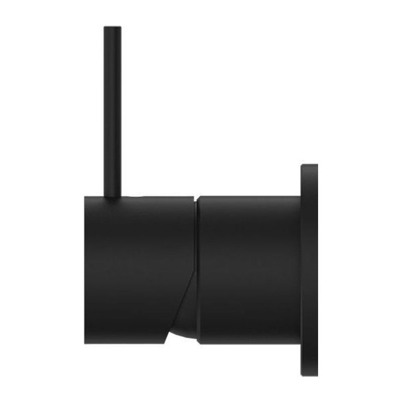 Mecca Shower Mixer 60mm Handle Up Plate in Matte Black