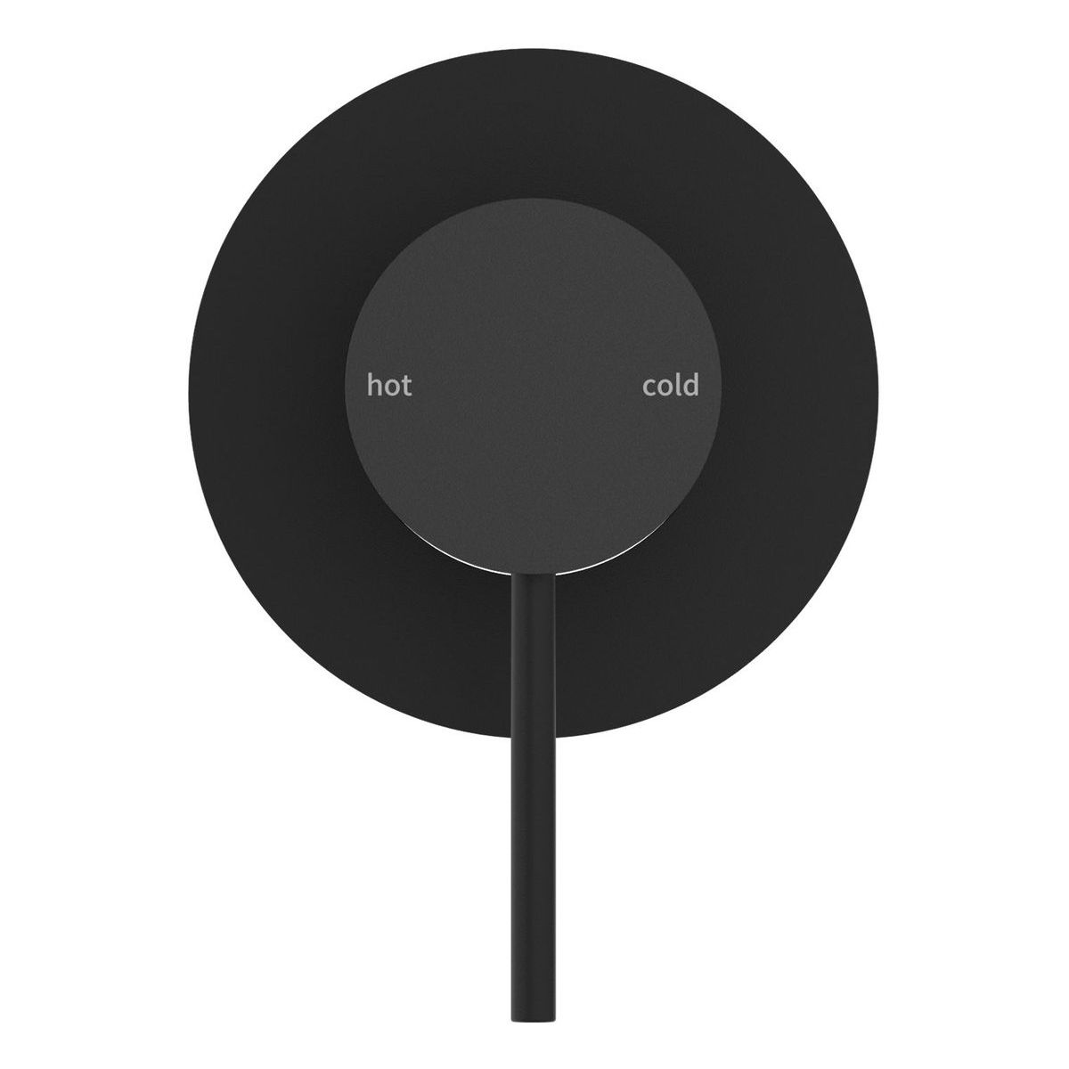 Mecca Shower Mixer 80mm Plate in Matte Black