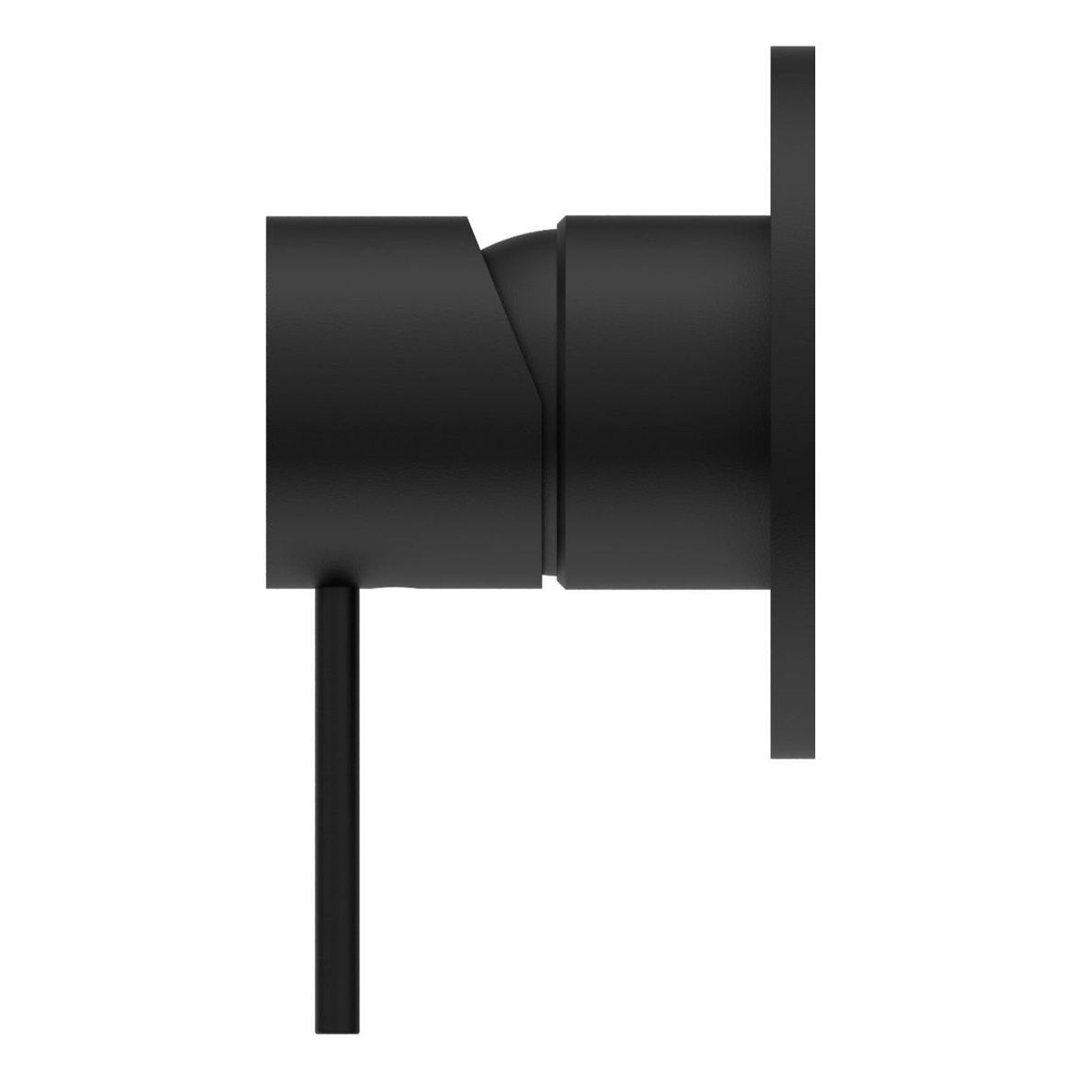 Mecca Shower Mixer 80mm Plate in Matte Black