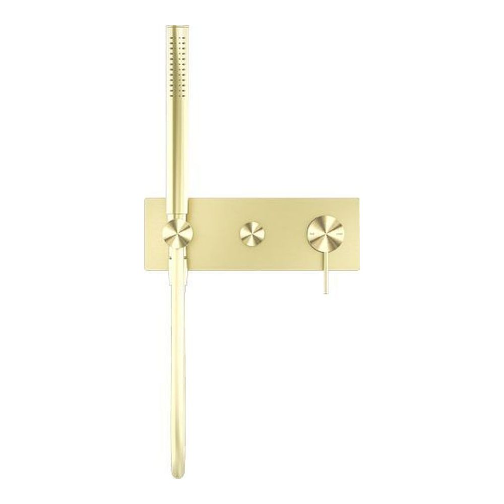 Mecca Shower Mixer Divertor System in Brushed Gold