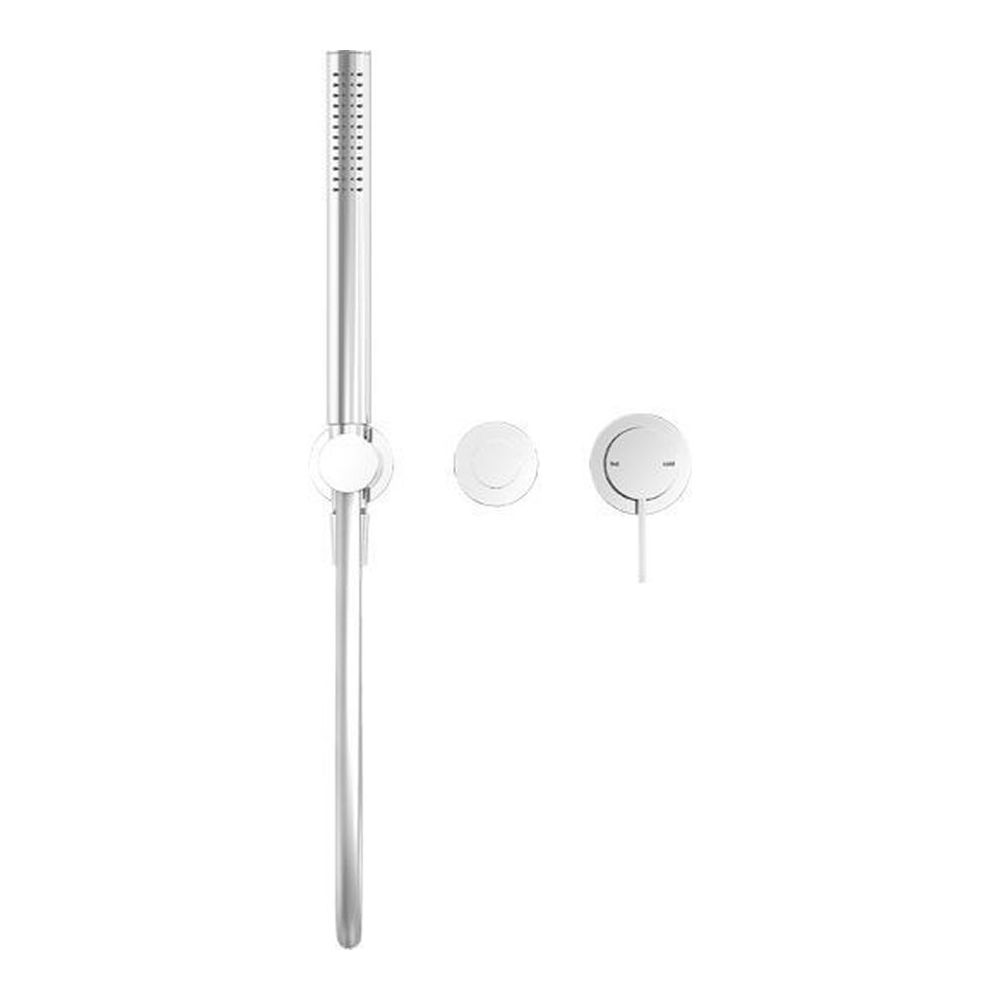 Mecca Shower Mixer Divertor System Separate Back Plate in Chrome