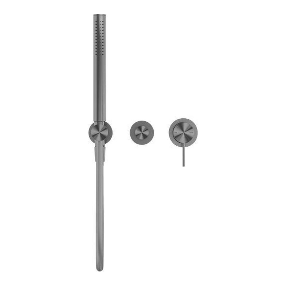 Mecca Shower Mixer Divertor System Separate Back Plate in Gun Metal