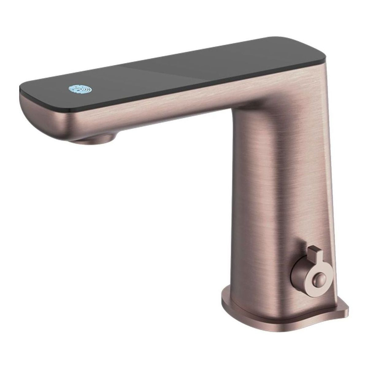 Claudia Sensor Mixer With Black Top Display in Brushed Bronze