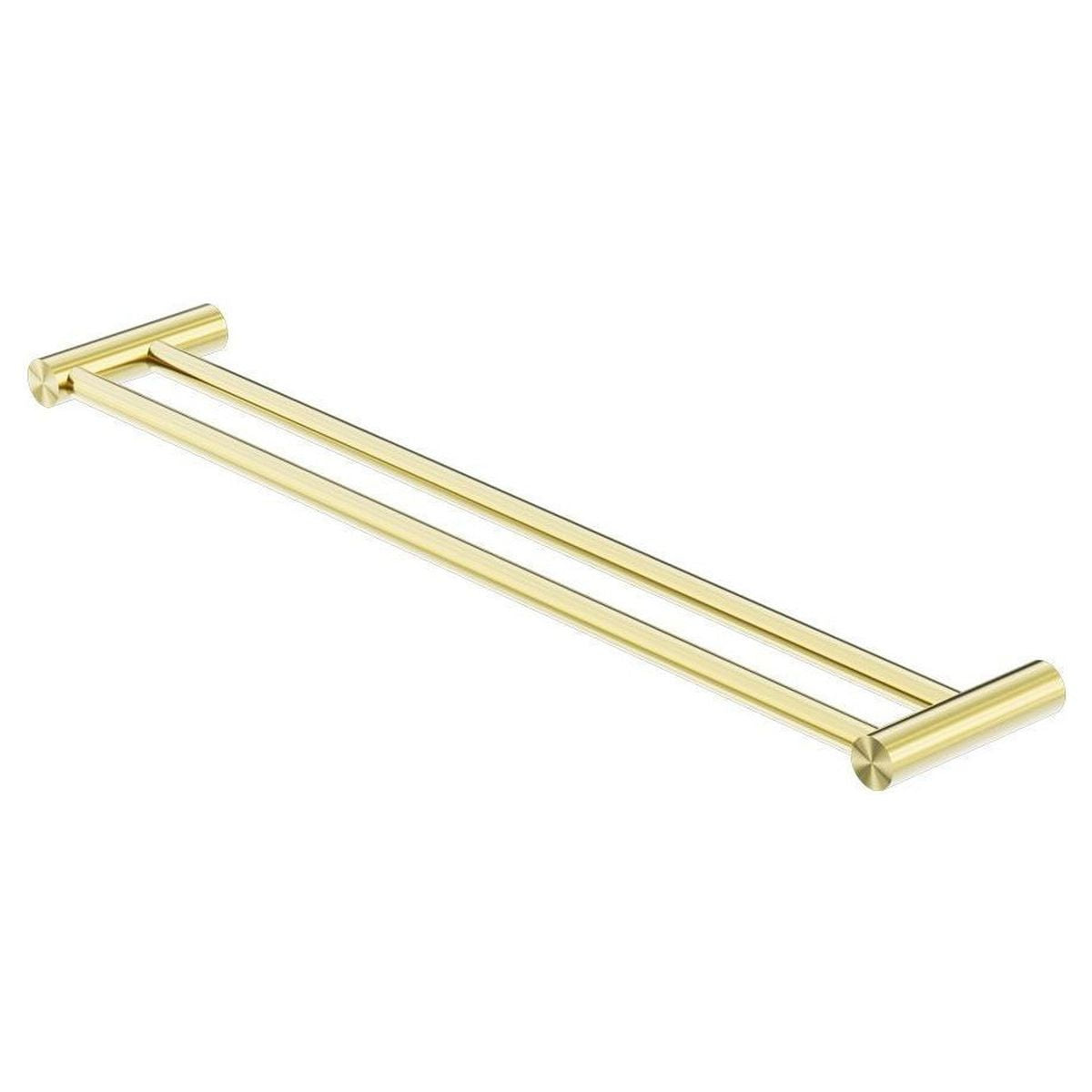 New Mecca Double Towel Rail 600mm - Brushed Gold