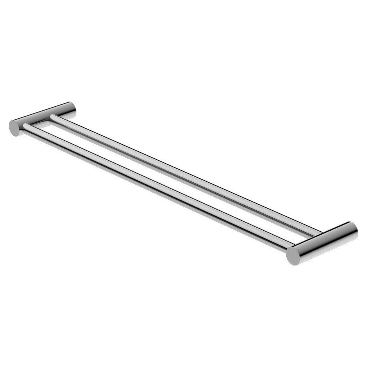 New Mecca Double Towel Rail 600mm - Chrome