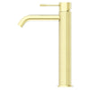 Opal Tall Basin Mixer - Brushed Gold