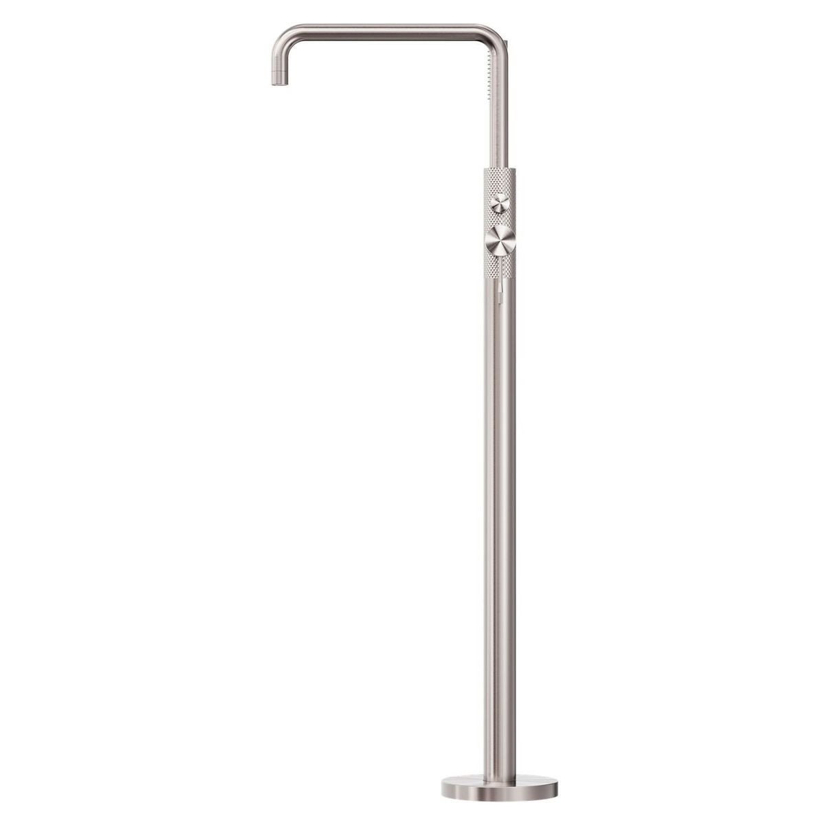 Opal Freestanding Bath Mixer With Hand Shower - Brushed Nickel