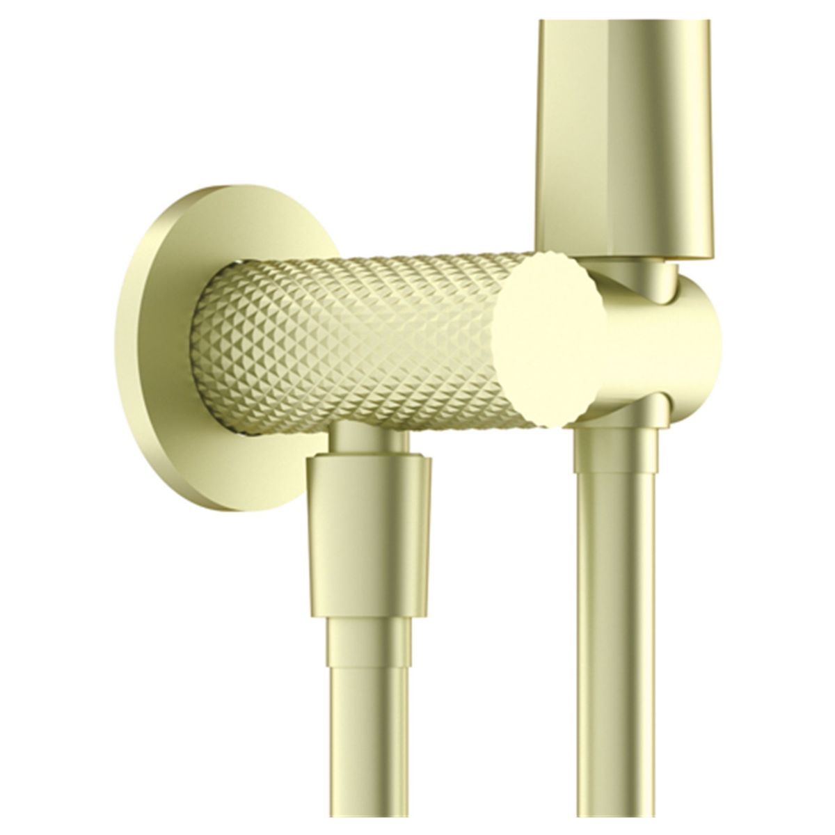 Opal Shower On Bracket With Air Shower - Brushed Gold