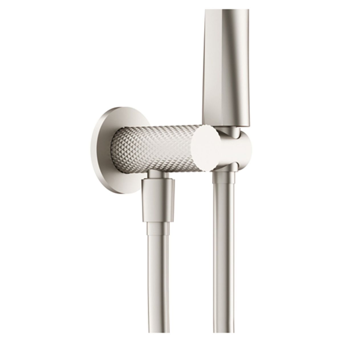 Opal Shower On Bracket With Air Shower - Brushed Nickel