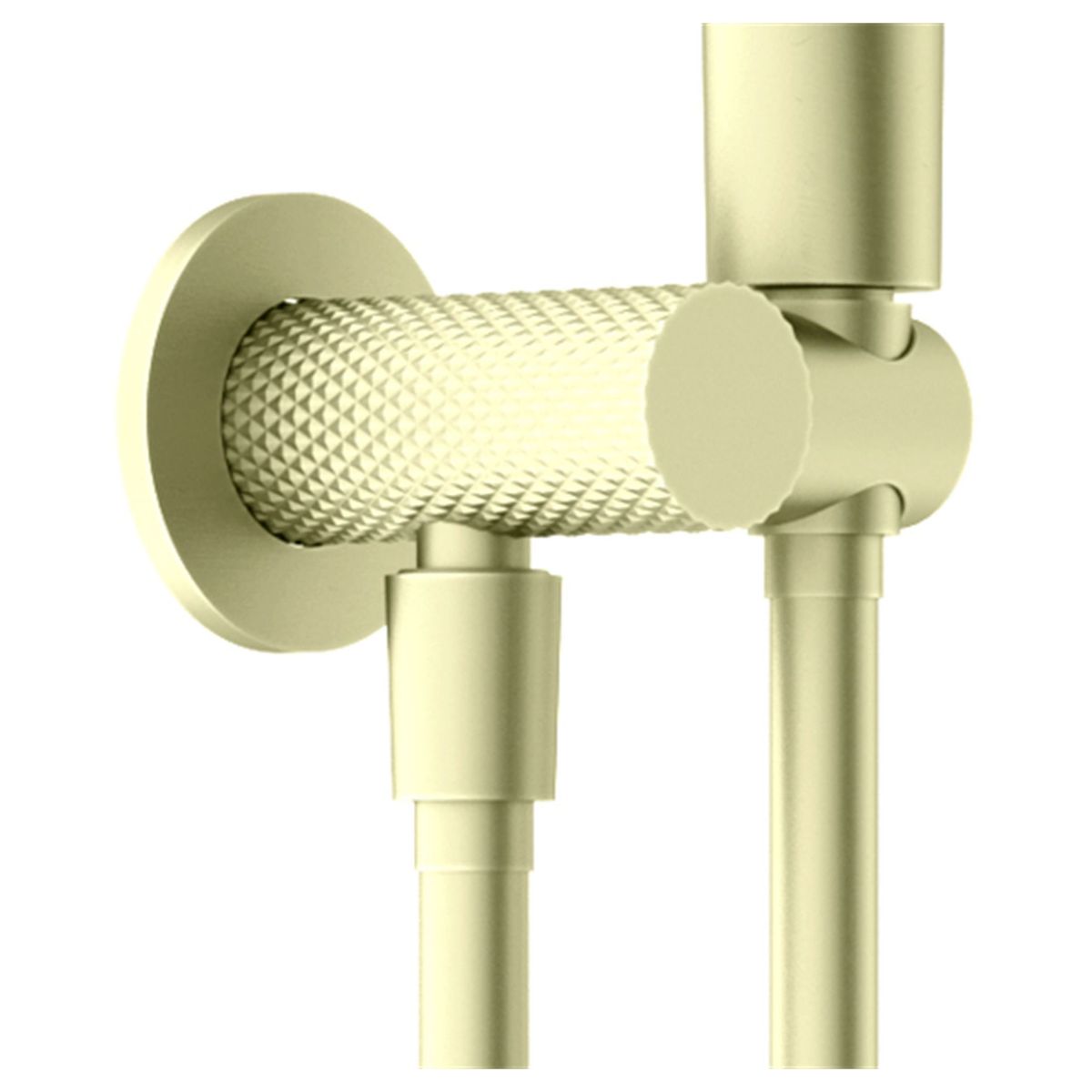 Opal Shower On Bracket - Brushed Gold